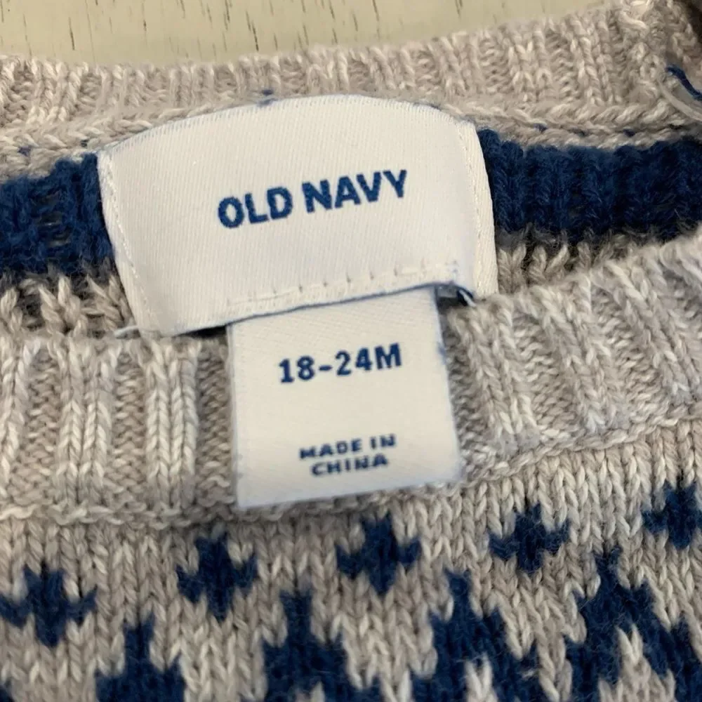 The Children's Place Boys Blue Jeans and  Old Navy/ Carter’s Sweater - Picture 6 of 16